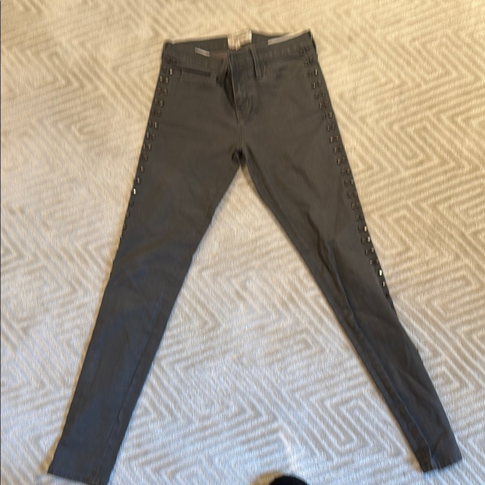 Current/Elliott Gray Skinny Jeans